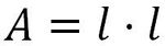 Formel um Fläche einer Seite zu berechnen