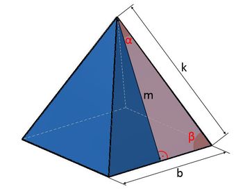 Kantenlänge einer Pyramide berechnen