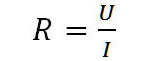 Formel aus Ohmschen Gesetzen