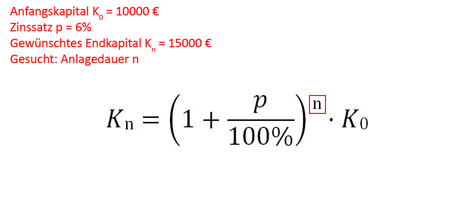 Bild 1 für Logarithmus Beispiel