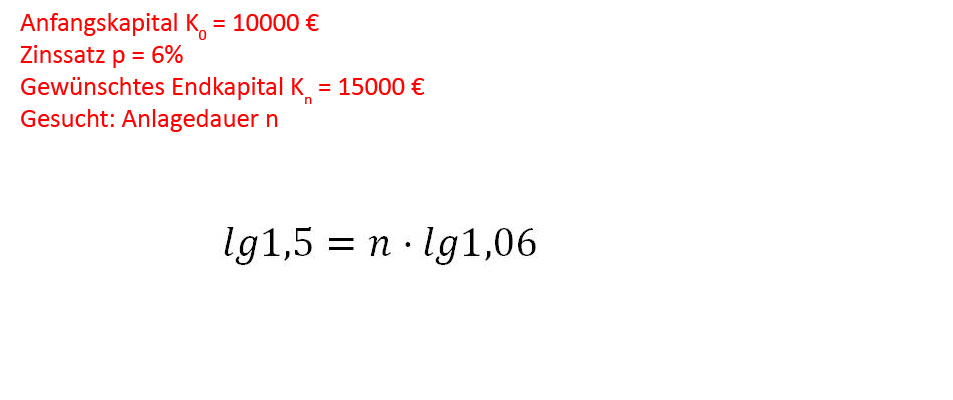 Bild 5 für Logarithmus Beispiel