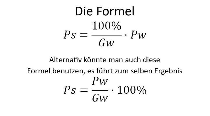 Bild 7 für Prozentsatz-Berechnung