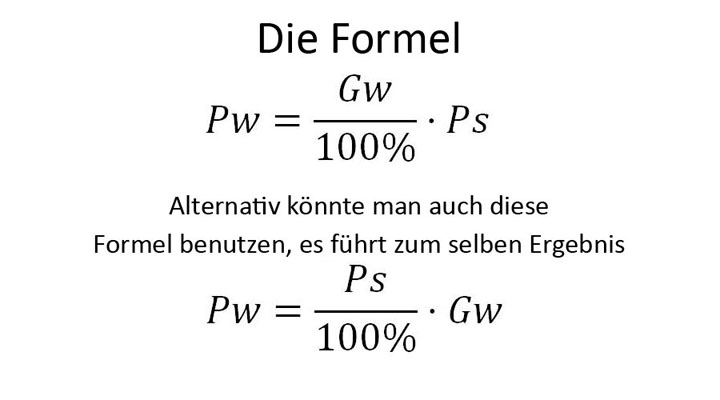 Bild 7 für Prozentwert-Berechnung