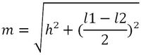 Formel für Mantelhöhe eines Pyramidenstumpfes