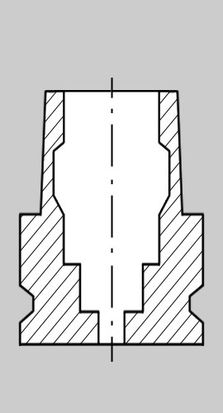 Hohlschaftskegel