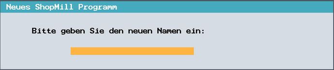 Neues Werkstück erstellen Neues Werkstück erstellen