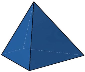 Ungleichschenklige, gerade Pyramide Ungleichschenklige, gerade Pyramide